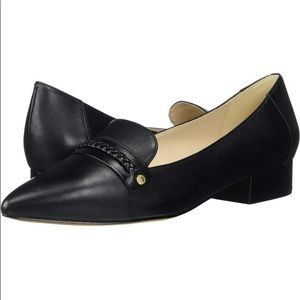 Cole Haan Sz 7.5 Ballet Flat Mabel Skimmer Black Leather Womens dress shoes